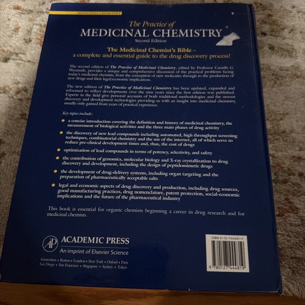 The Practice of Medicinal Chemistry,